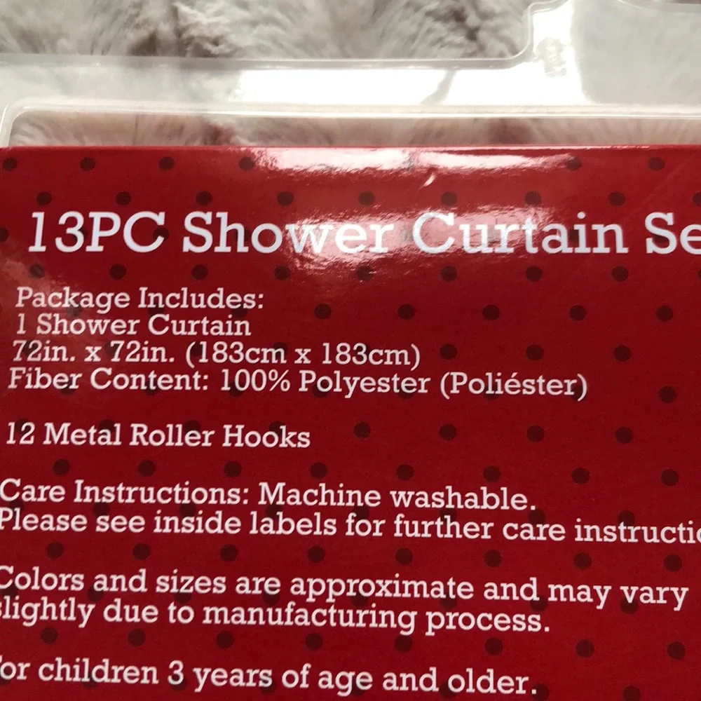 Strawberry Shortcake Pink Shower Curtain Set